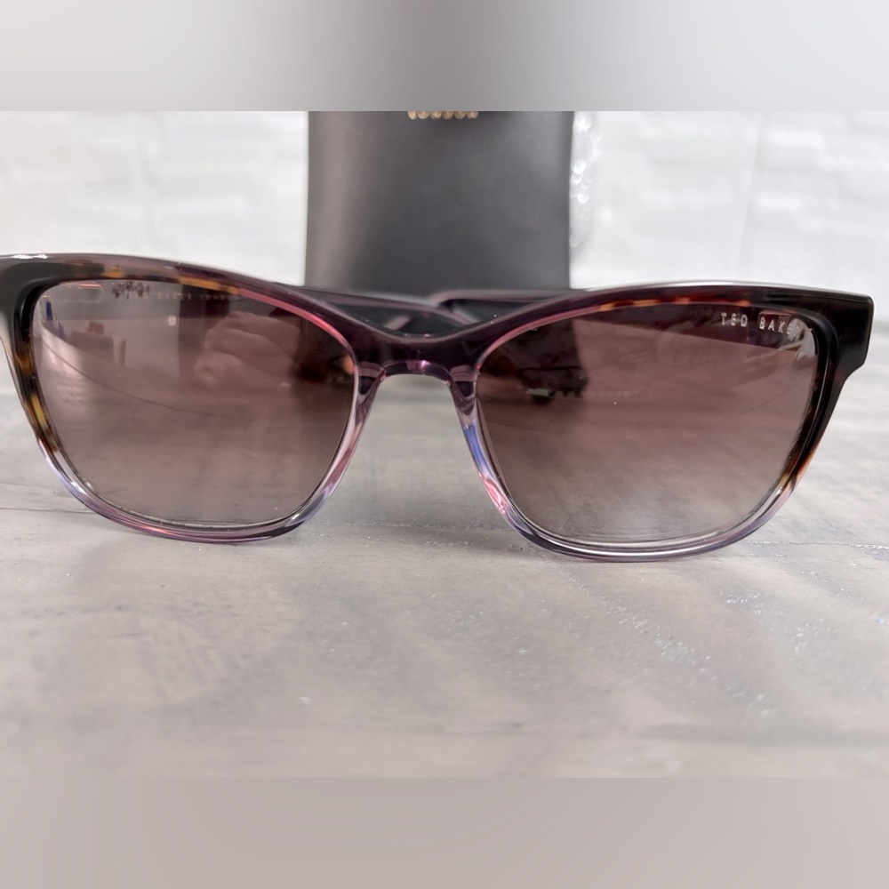 Ted Baker Two-Toned Purple Sunglasses - Picture 9 of 9